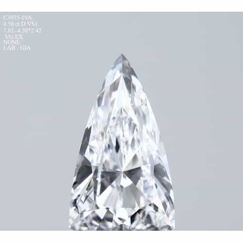 0.50 Carat Triangle Diamond