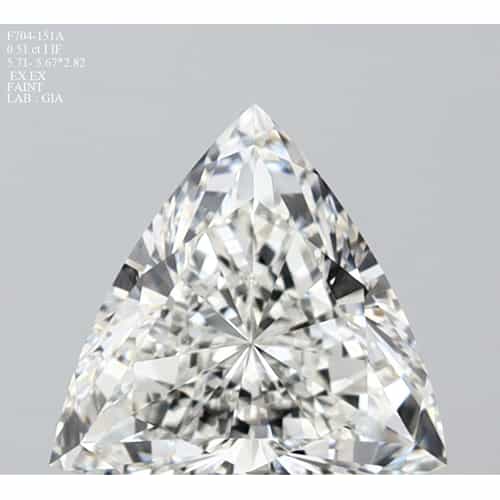 0.51 Carat Triangle Diamond