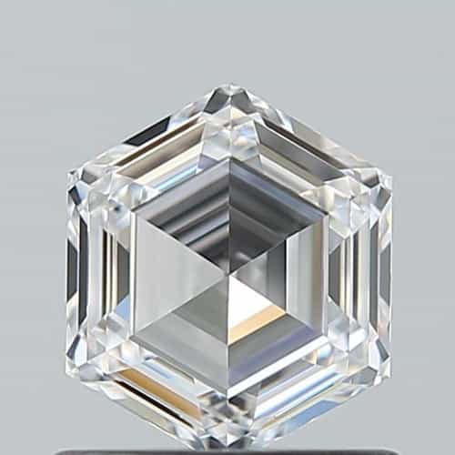 0.71 Carat Hexagon Diamond