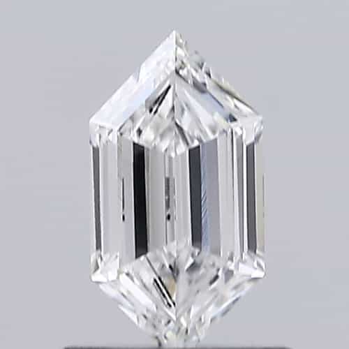 0.63 Carat Hexagon Diamond