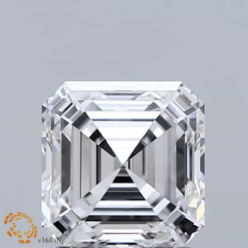 1.53 Carat Asscher Diamond