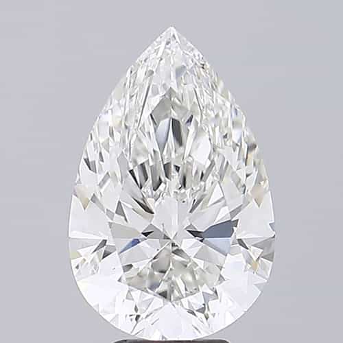 4.02 Carat Pear Diamond