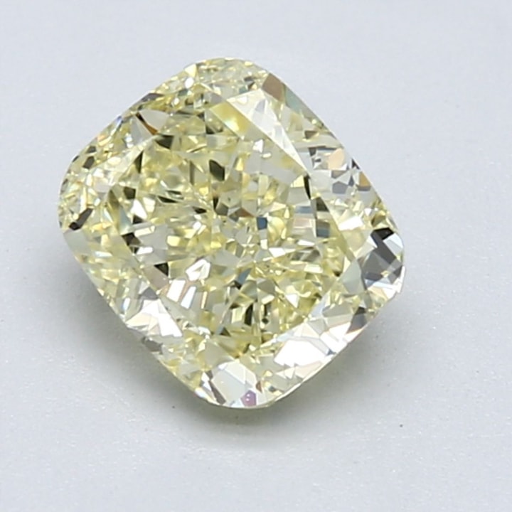 1.52 Carat Diamond, Cushion, Fancy Yellow Color, VS2, GIA, D145871800