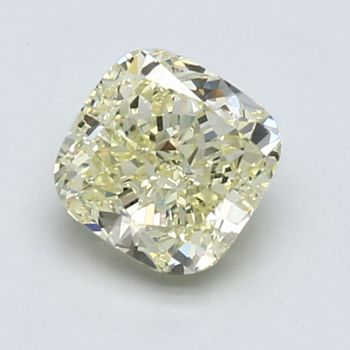 1.52 Carat Diamond, Cushion, Fancy Yellow Color, VVS2, GIA, D145871727