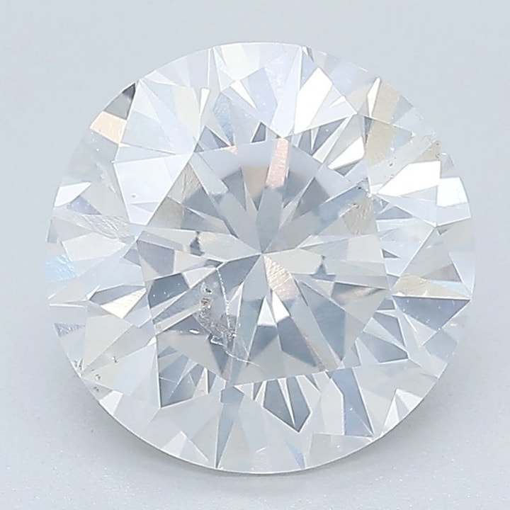 3.33 Carat Diamond, Round, G Color, I1, GIA, D132397055
