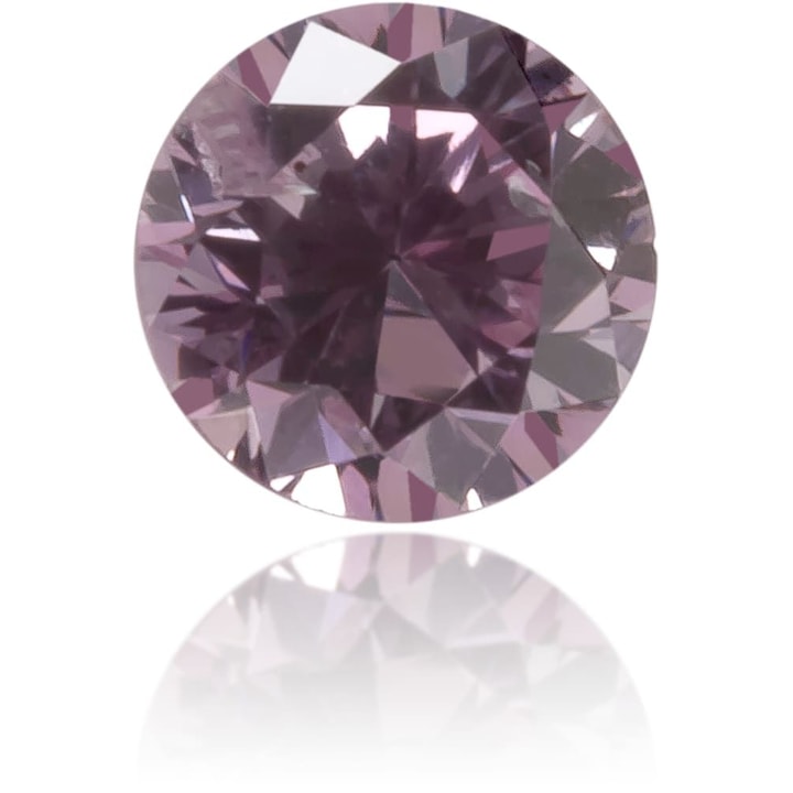 0.20 Carat Diamond, Round, Fancy Intense Pink Color, I2, GIA, D146275972