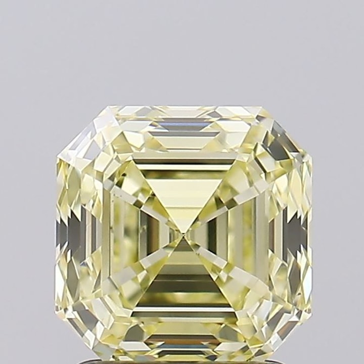 2.02 Carat Diamond, Asscher, Fancy Yellow Color, VS2, GIA, D145897134
