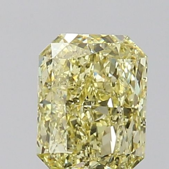 1.00 Carat Diamond, Radiant, Fancy Yellow Color, SI2, GIA, D146425519