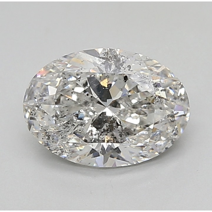 1.71 Carat Diamond, Oval, G Color, I1, HRD, D140683196