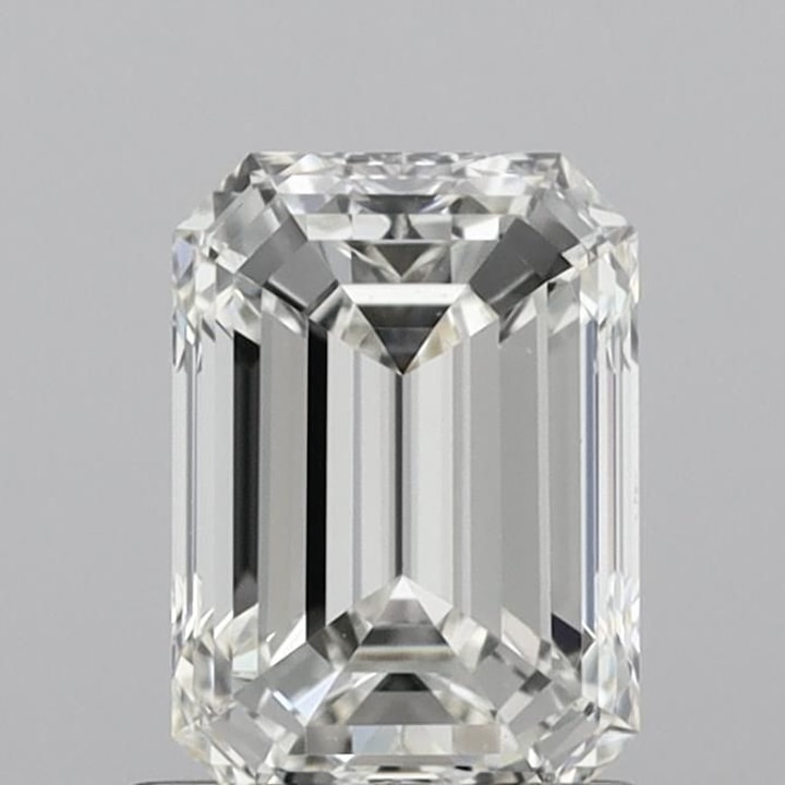 1.00 Carat Diamond, Emerald, H Color, VS1, HRD, D140724035