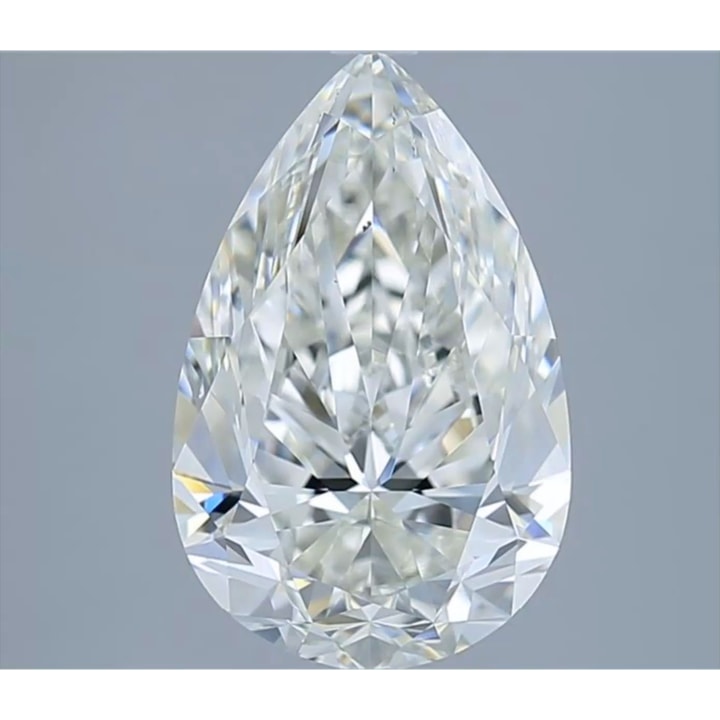 4.01 Carat Diamond, Pear, G Color, VS2, HRD, D146402618