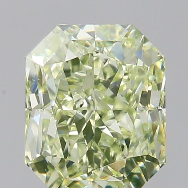 1.51 Carat Diamond, Radiant, Fancy Light Green Color, SI1, GIA, D146300808