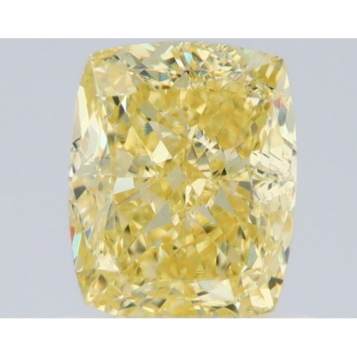 1.02 Carat Diamond, Cushion, Fancy Yellow Color, SI1, GIA, D146220244