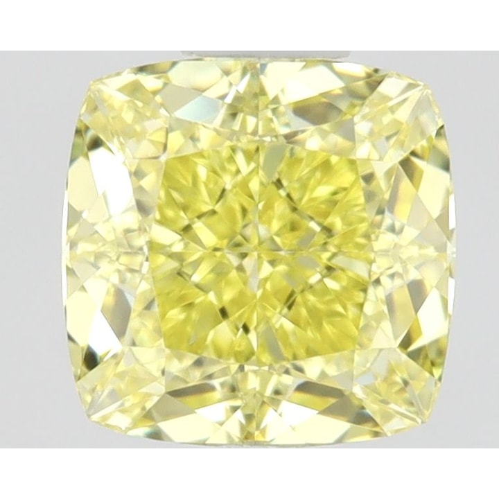 0.50 Carat Diamond, Cushion, Fancy Intense Yellow Color, IF, GIA ...