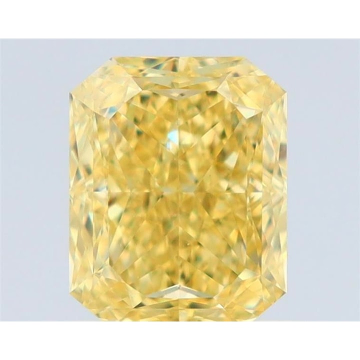 1.06 Carat Diamond, Radiant, Fancy Intense Yellow Color, VS2, GIA ...