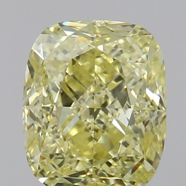 1.01 Carat Diamond, Cushion, Fancy Yellow Color, VS1, GIA, D145897709