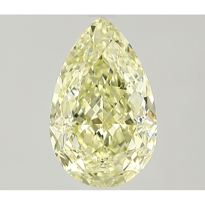 1.00 Carat Diamond, Pear, Fancy Light Yellow Color, VS2, GIA, D146220399
