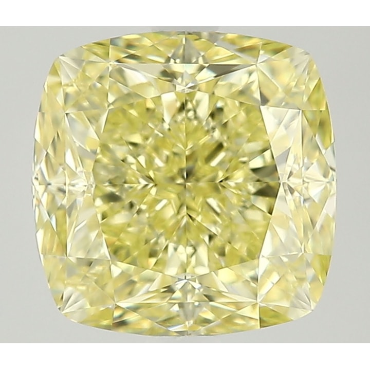 2.20 Carat Diamond, Cushion, Fancy Yellow Color, IF, GIA, D146231536