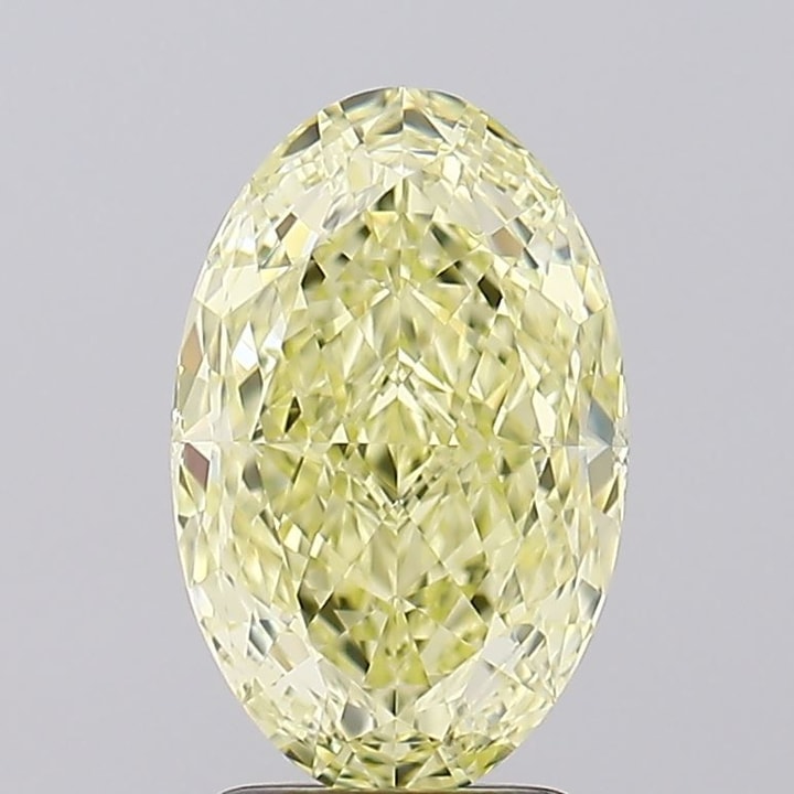 3.01 Carat Diamond, Oval, Fancy Yellow Color, VVS2, GIA, D146424221