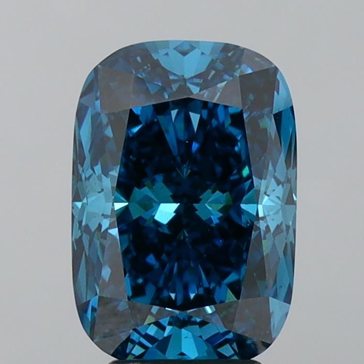 Cushion 4.01 Carat Lab Grown Diamond, BLUE, VS1, IGI 726563852