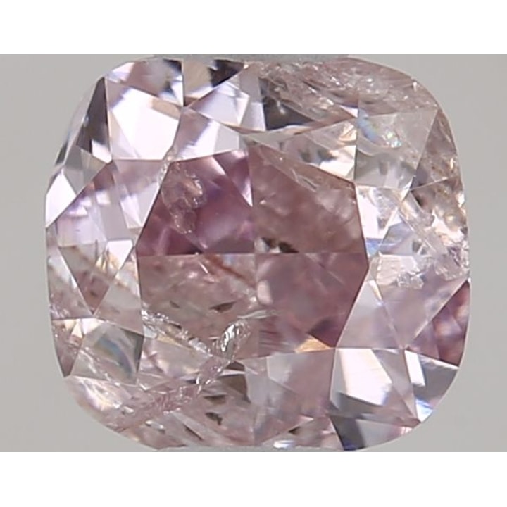0.52 Carat Diamond, Cushion, Fancy Purplish Pink Color, I3, GIA, D140655855