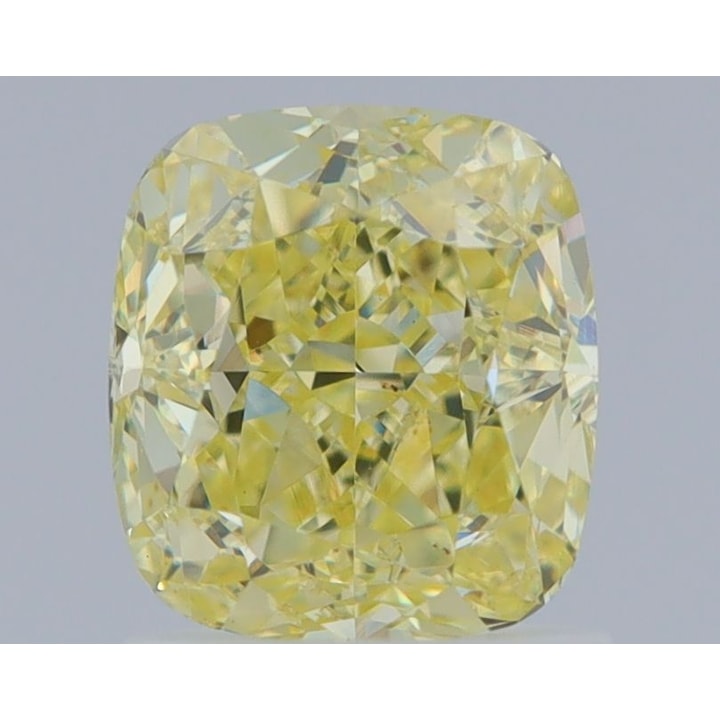 1.51 Carat Diamond, Cushion, Fancy Yellow Color, VS1, GIA, D145890419
