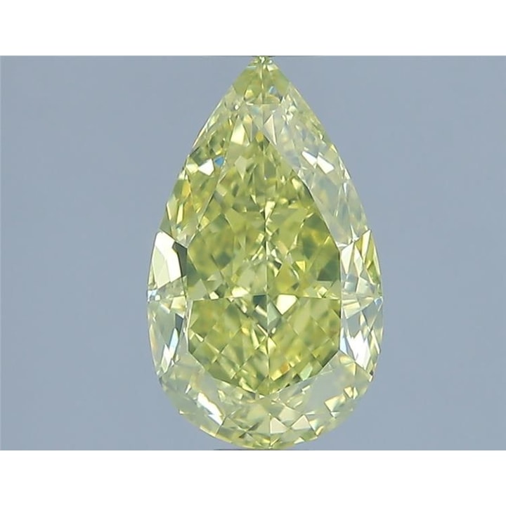 2.03 Carat Diamond, Pear, Fancy Yellow Color, VS1, GIA, D146184878