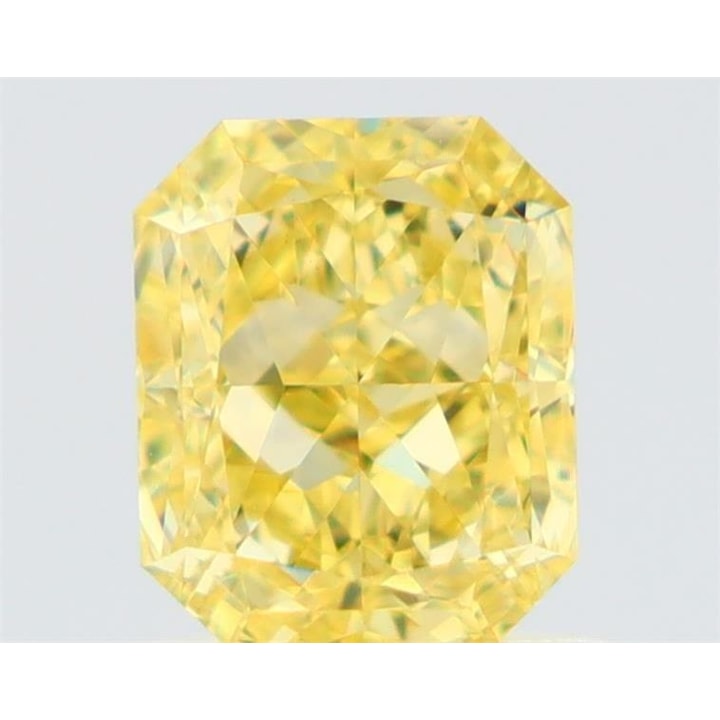 1.02 Carat Diamond, Radiant, Fancy Intense Yellow Color, VS2, GIA ...