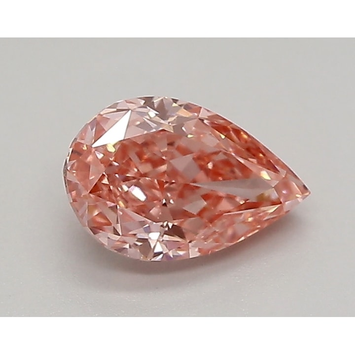Pear 0.86 Carat Lab Grown Diamond, FANCY VIVID PINK, VVS2, IGI 833676853