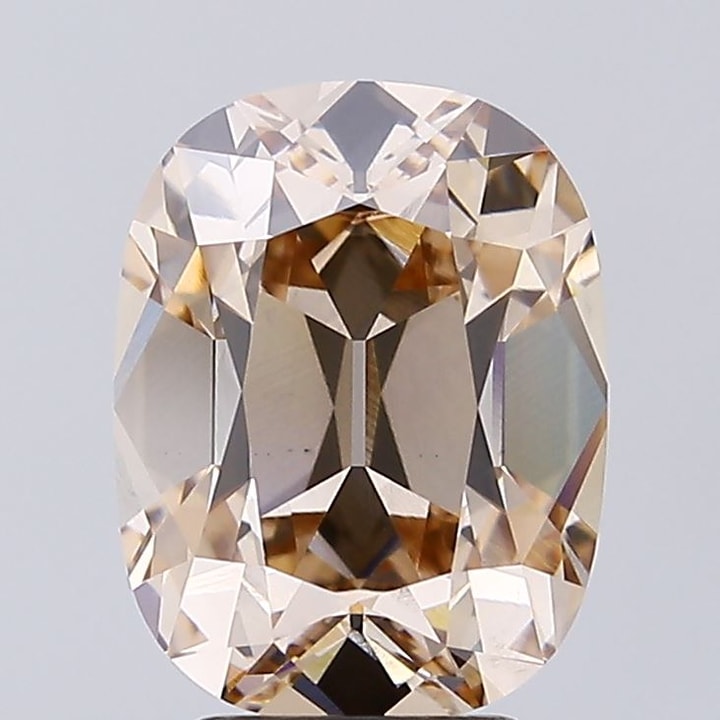 Cushion 4.04 Carat Lab Grown Diamond, BROWN, VS1, IGI 837637285