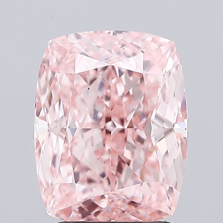 Cushion 2.80 Carat Lab Grown Diamond, PINK, VS1, IGI 839671018