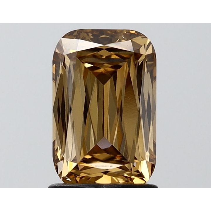 Cushion 1.61 Carat Lab Grown Diamond, Fancy Light Brown, VS2, IGI ...