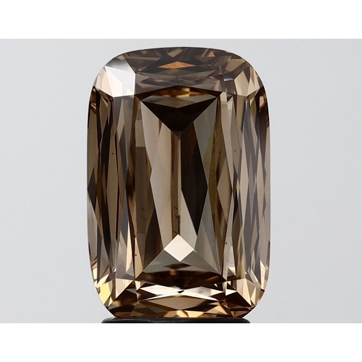 Cushion 3.21 Carat Lab Grown Diamond, Fancy Light Brown, VS1, IGI ...