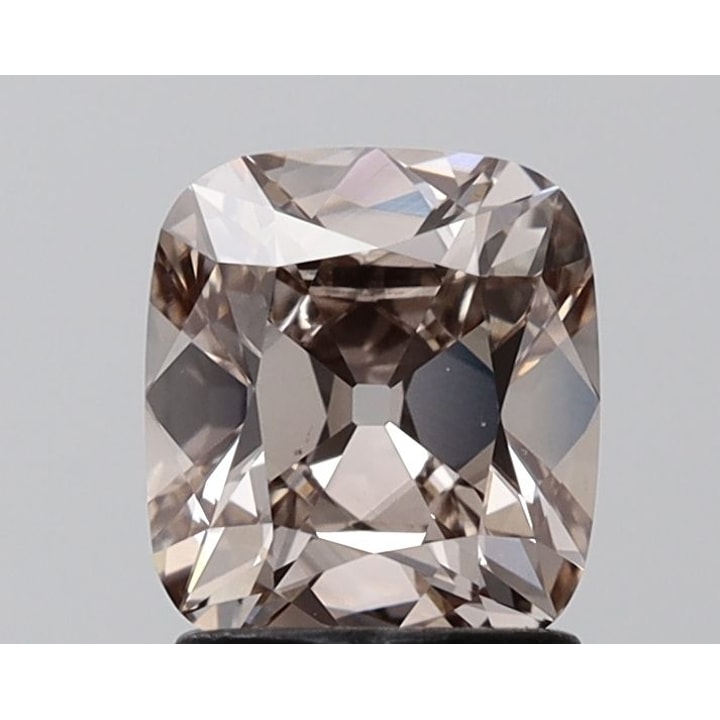 Cushion 1.50 Carat Lab Grown Diamond, Fancy Light Brown, VS1, IGI ...