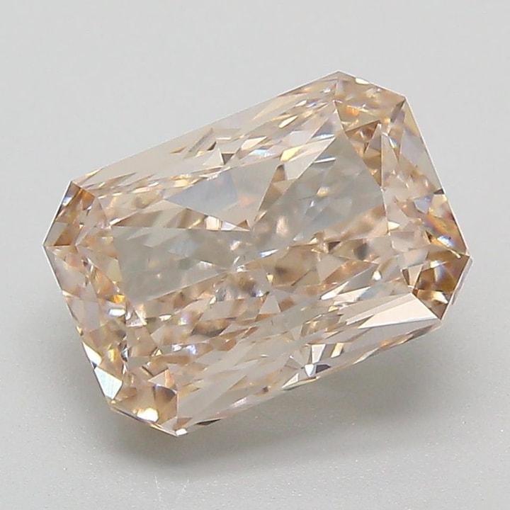 Radiant 3.03 Carat Lab Grown Diamond, Very Light Brown, VS1, IGI ...