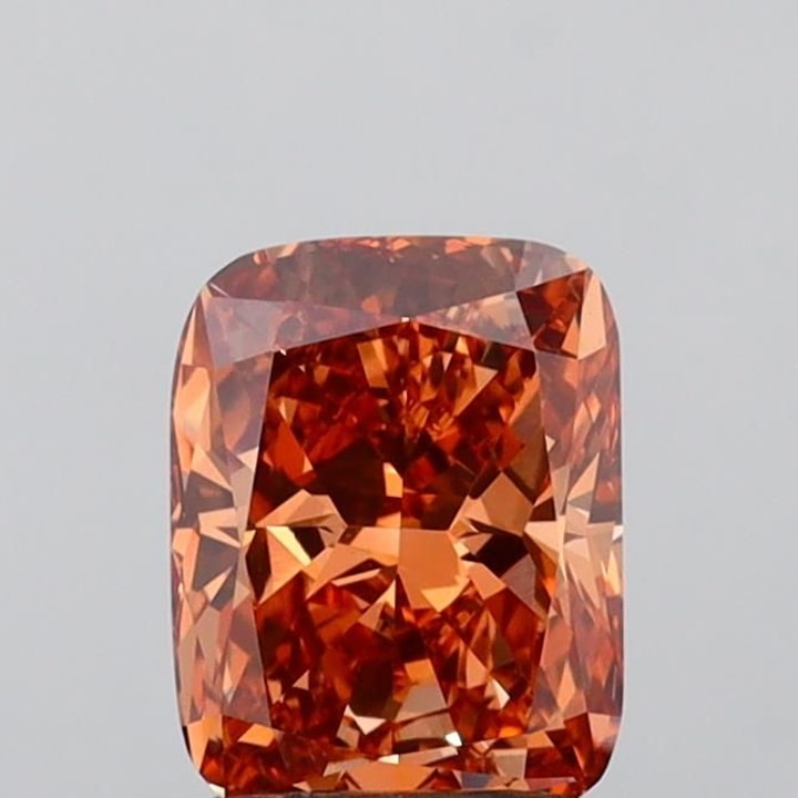 Cushion 1.57 Carat Lab Grown Diamond, Fancy Brown, VVS2, IGI lg837642663