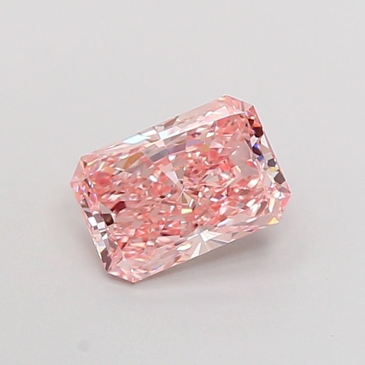 Radiant 2.00 Carat Lab Grown Diamond, Fancy Intense Pink, VVS2, IGI ...