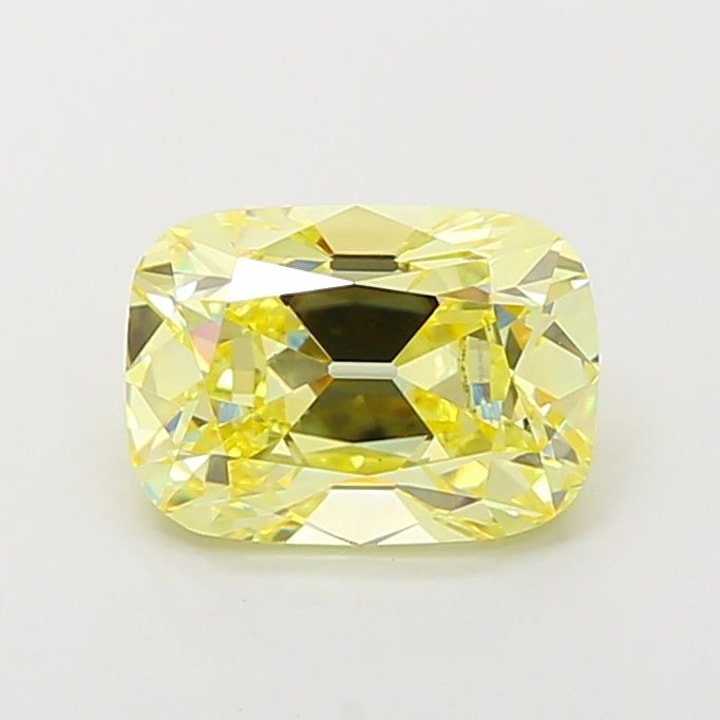 Cushion 3.01 Carat Lab Grown Diamond, Fancy Yellow, VS1, IGI lg841613499