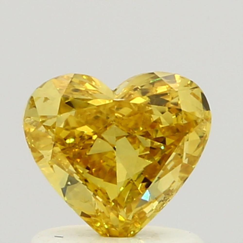 0.66 Carat Heart Loose Diamond, , SI2, Good, GIA Certified | Thumbnail
