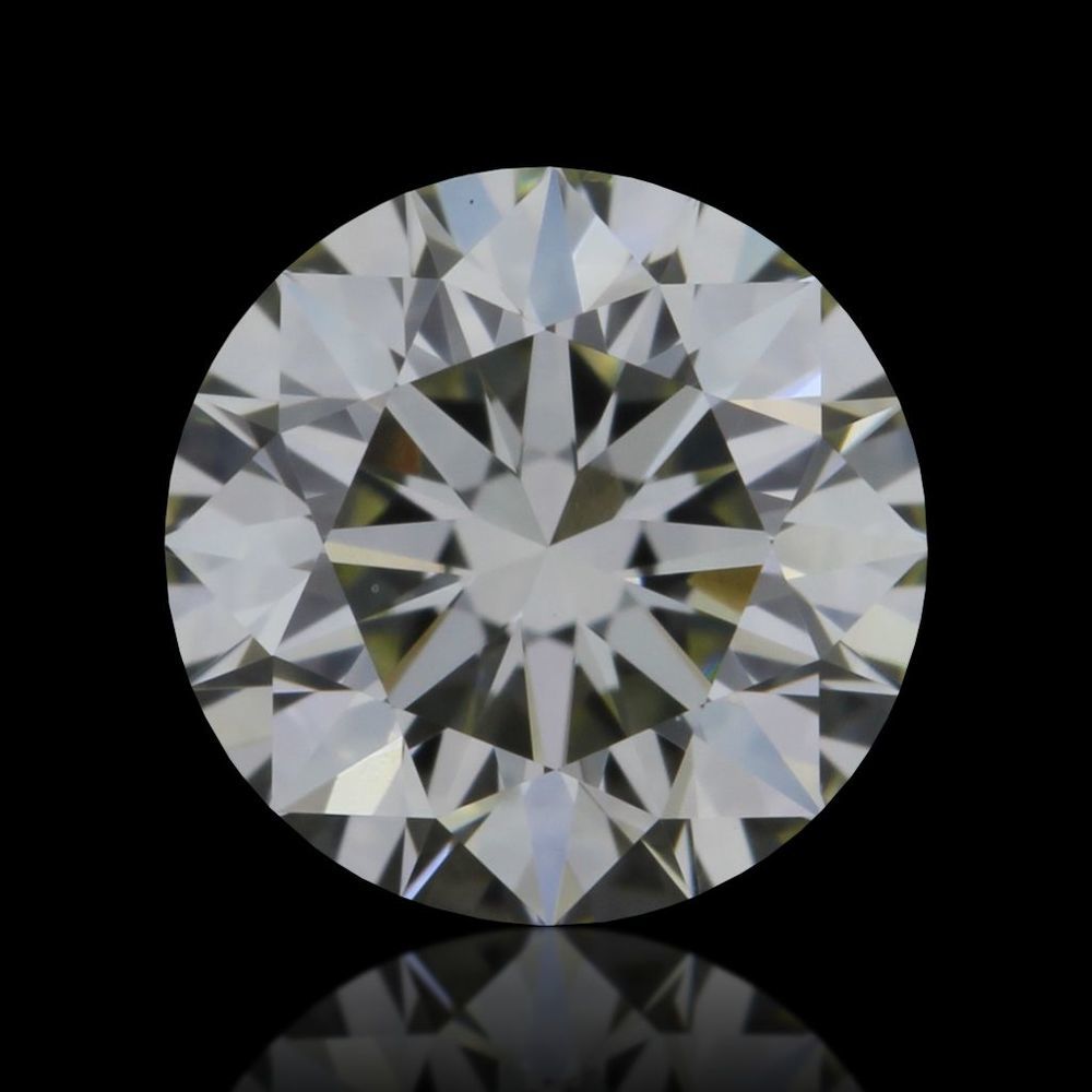 0.41 Carat Round Loose Diamond, N, VS1, Super Ideal, GIA Certified