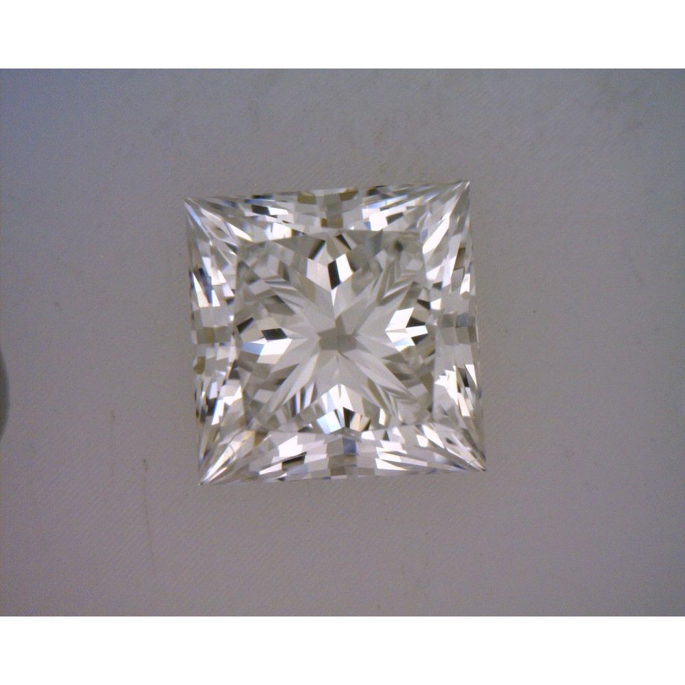 0.61 Carat Princess Loose Diamond, H, VVS1, Super Ideal, GIA Certified | Thumbnail
