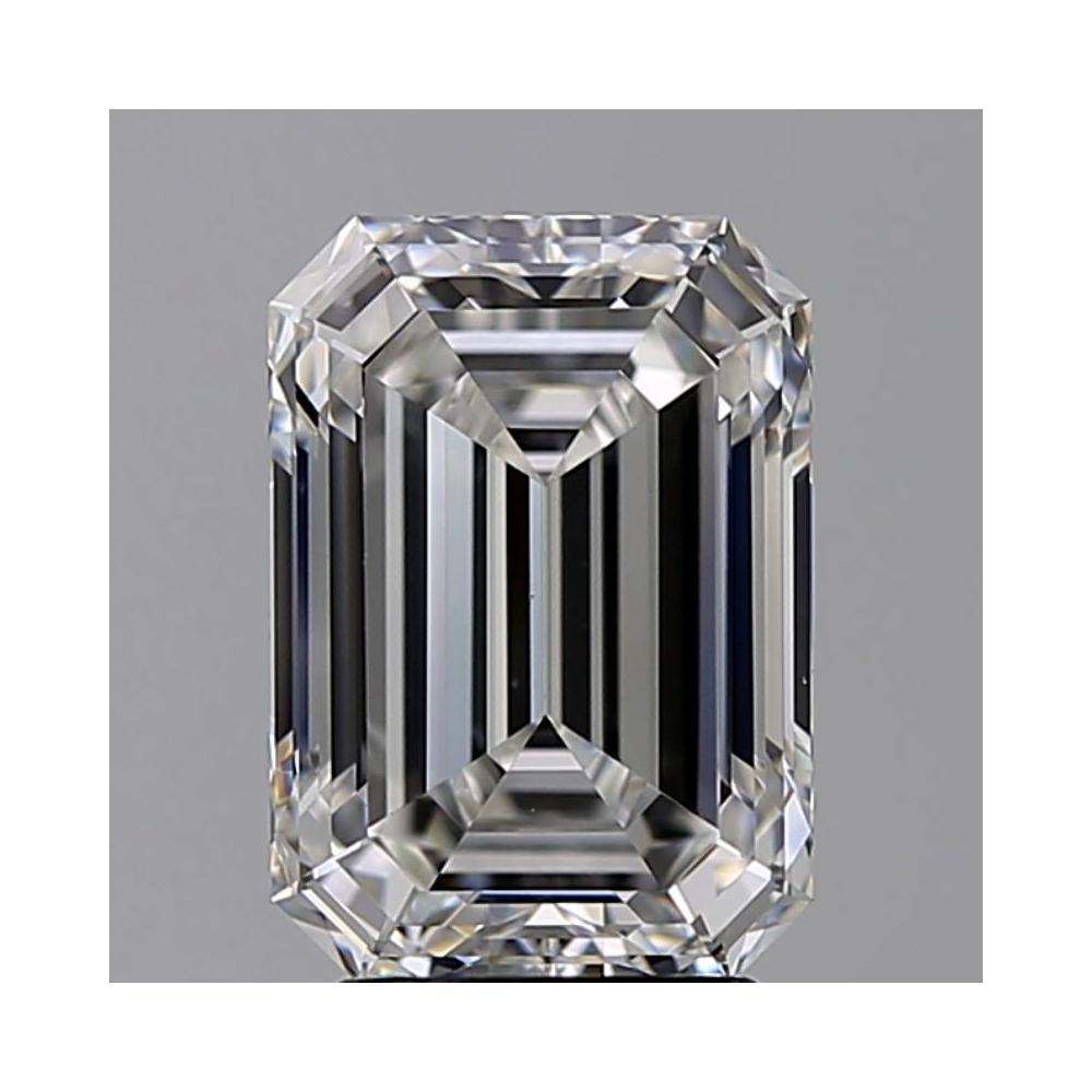3.08 Carat Emerald Loose Diamond, E, VS1, Super Ideal, GIA Certified | Thumbnail