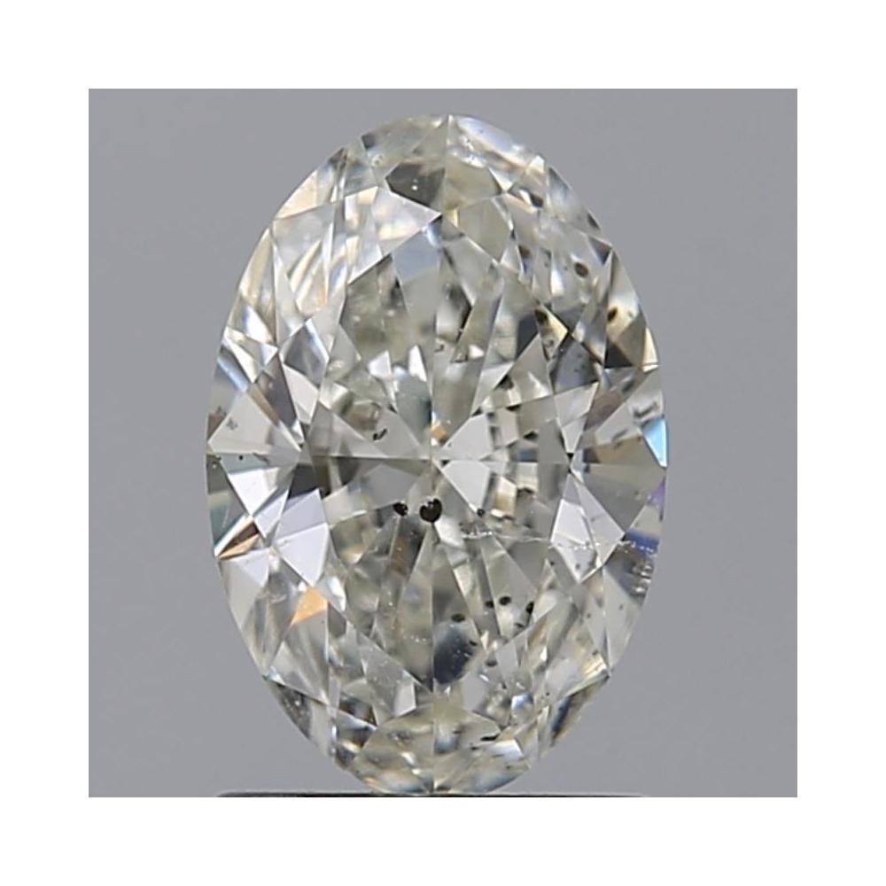 1.01 Carat Oval Loose Diamond, J, SI2, Ideal, GIA Certified | Thumbnail