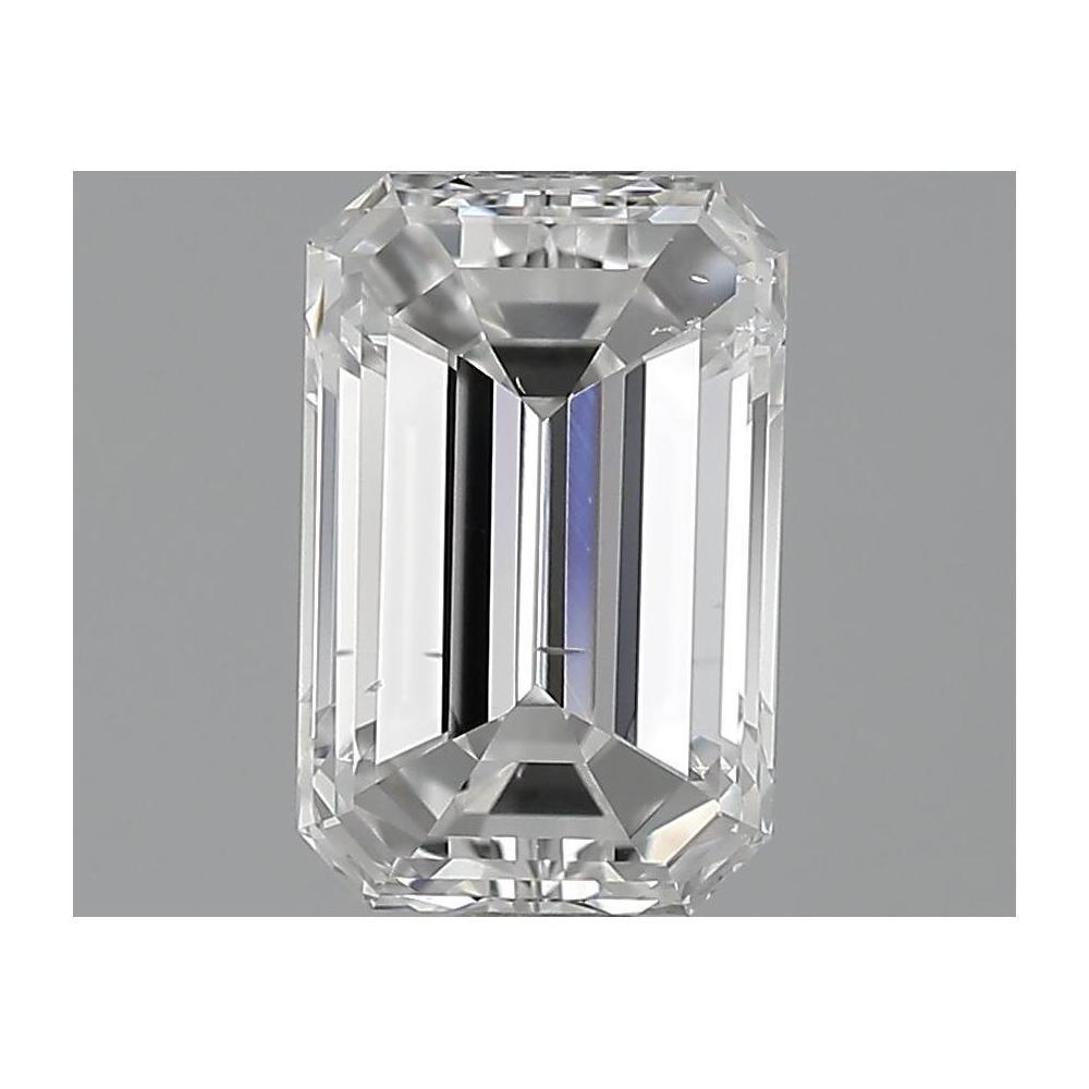 1.00 Carat Emerald Loose Diamond, D, SI1, Good, GIA Certified | Thumbnail
