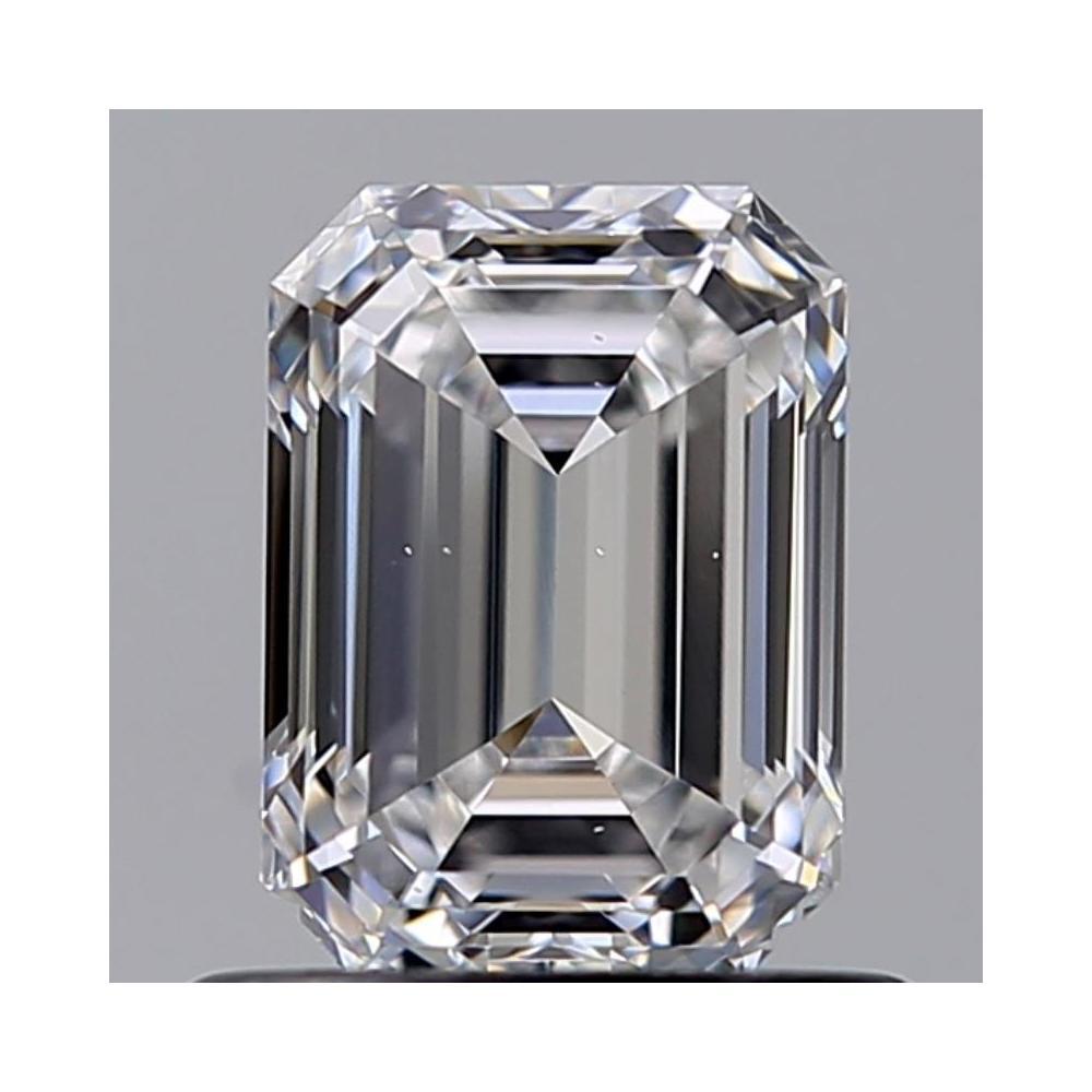 0.80 Carat Emerald Loose Diamond, D, VS1, Super Ideal, GIA Certified