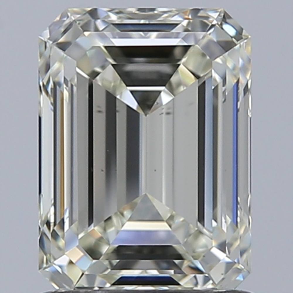 1.50 Carat Emerald Loose Diamond, K, VS2, Super Ideal, GIA Certified
