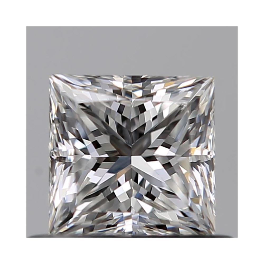 0.52 Carat Princess Loose Diamond, F, VVS2, Excellent, GIA Certified | Thumbnail