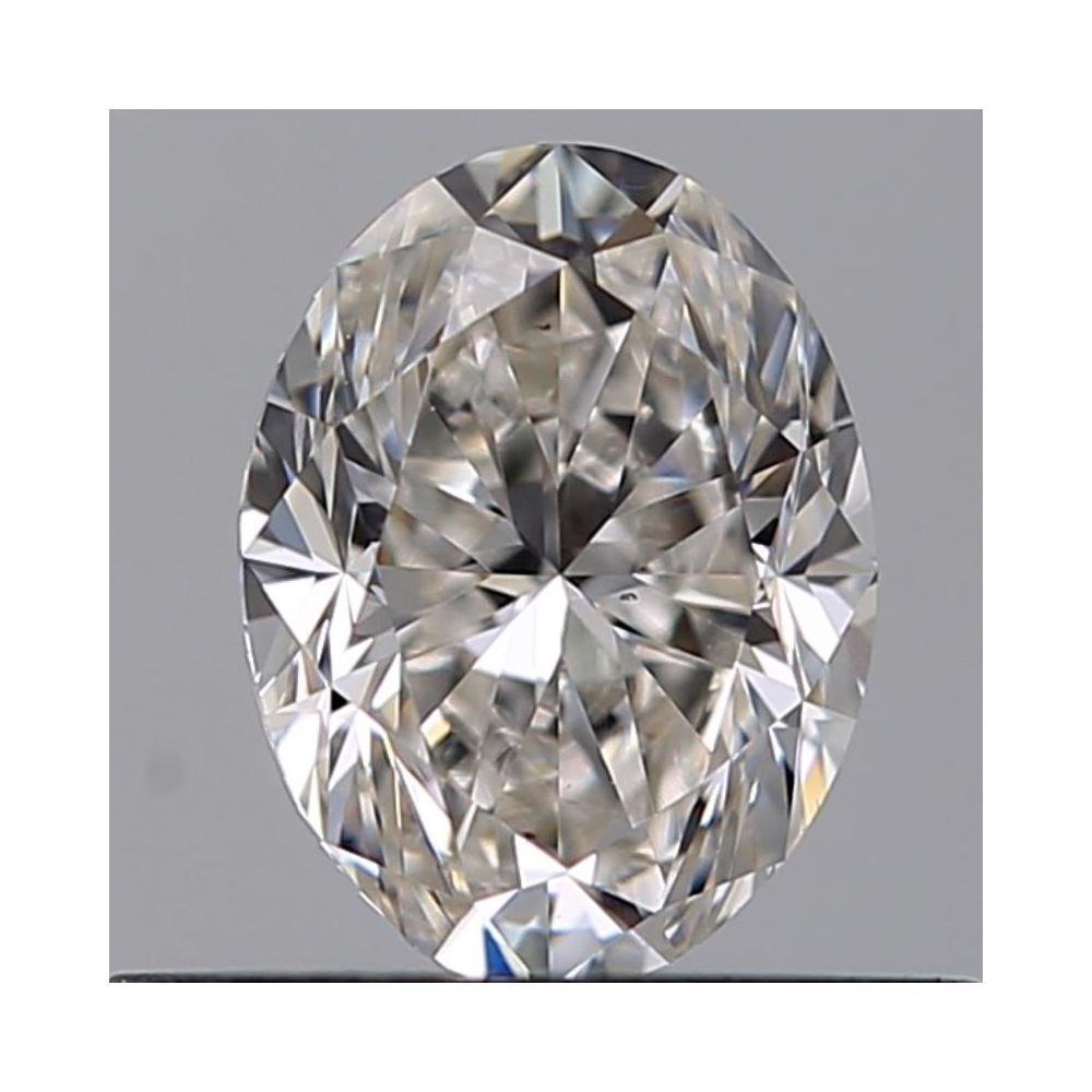 0.52 Carat Oval Loose Diamond, G, VS2, Excellent, GIA Certified | Thumbnail