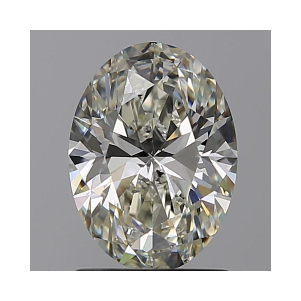 1.53 Carat Oval Loose Diamond, K, SI1, Super Ideal, GIA Certified | Thumbnail