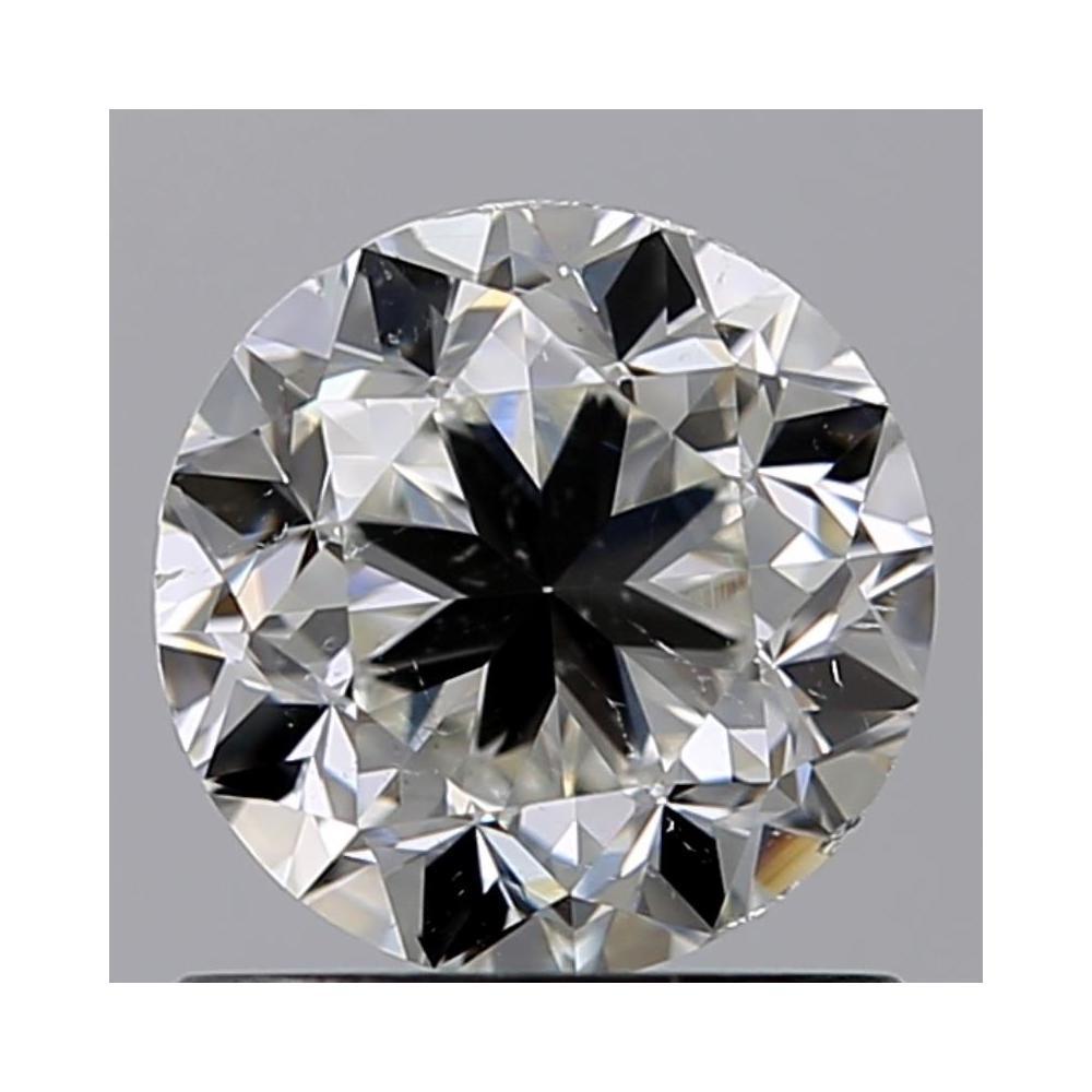 1.00 Carat Round Loose Diamond, H, SI1, Very Good, GIA Certified